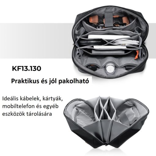 K&F Concept Alpha Sling rendszerező táska, 4L, fekete (KF-13-130) - Beta Backpack 4L