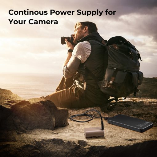 K&F Concept LP-E6NH akkumulátor 2250mAh, USB-C csatlakozóval (KF-28-0022)