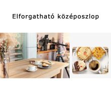 K&F Concept T254A7+BH-28L állvány + monopod, elforgatható középoszloppal, fekete-narancs (KF-09-119)