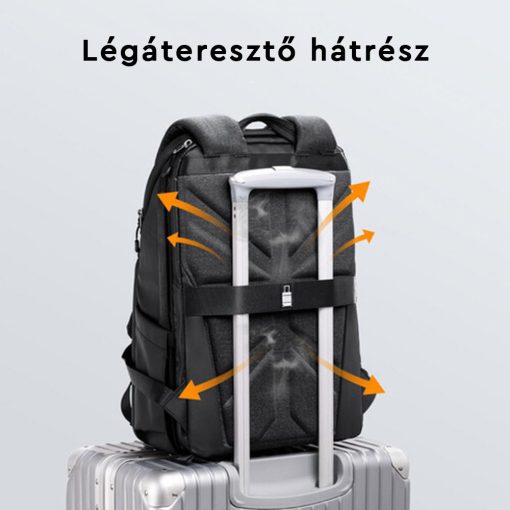 K&F Concept Alpha Backpack 20L, fotós hátizsák, vízálló, fekete (KF-13-144)