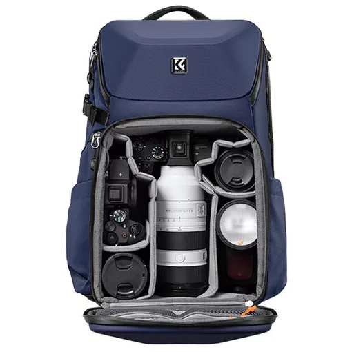 K&F Concept Alpha Backpack 20L, fotós hátizsák, vízálló, kék (KF-13-144V2)
