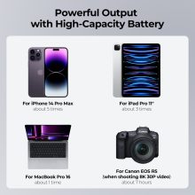 K&F Concept V-Mount akkumulátor, 99Wh, 14.8V, 6700mAH, PD65W, oled kijelző (KF-28-0024)