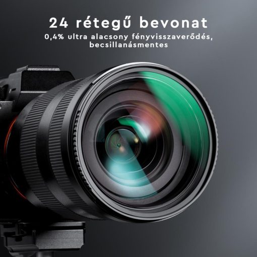 K&F Concept Professzionális ND szűrő szett 67mm (ND8+ND64+ND1000) + szűrőtartó tok + 3db törlőkendő (KF-2046V1)