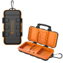 K&F Concept akkumulátor, elem és memóriakártya tartó doboz, víz, porálló és esésálló (KF-31-079)