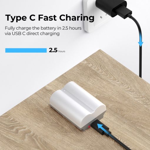 K&F Concept NP-W235 akkumulátor 2400mAh, USB-C csatlakozóval (KF-28-0025)