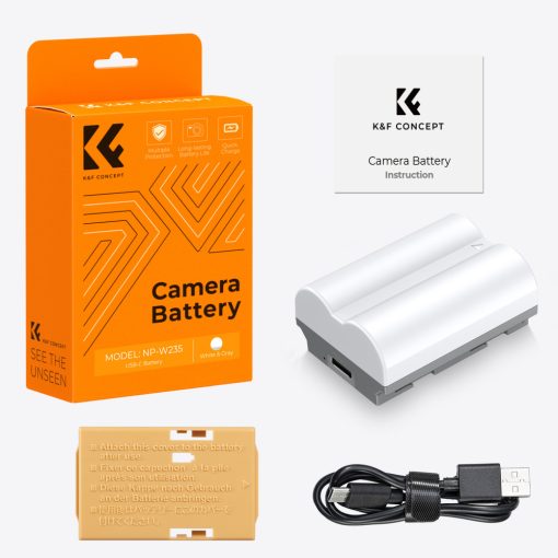 K&F Concept NP-W235 akkumulátor 2400mAh, USB-C csatlakozóval (KF-28-0025)