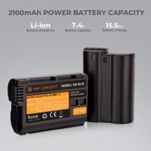 K&F Concept EN-EL15 akkumulátor, 2100mAh (KF-28-0012V3)