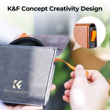 K&F Concept NANO-X Slim, HD, VARIO ND 2-400 változtatható szürkeszűrő, vízlepergető, karcálló, 43mm (KF-01-2375)