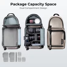 K&F Concept Beta Messenger egyvállas kamera hátizsák 10L, műbőr (KF-13-141V1)