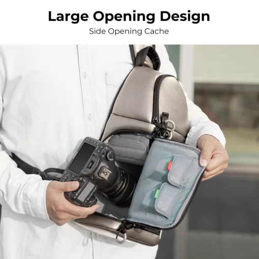 K&F Concept Beta Messenger egyvállas kamera hátizsák 10L, műbőr (KF-13-141V1)
