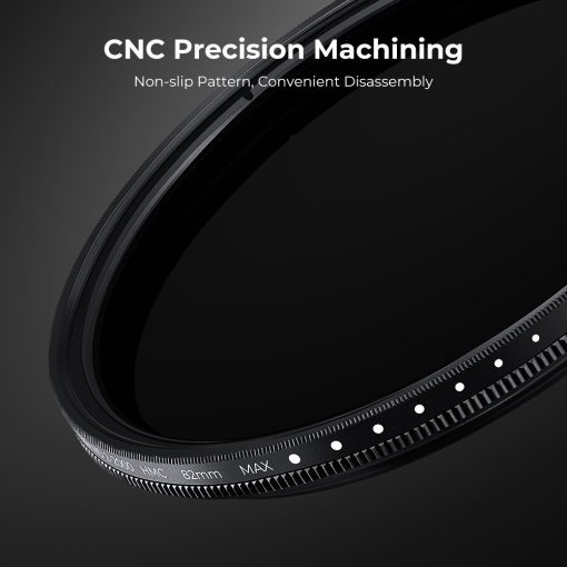 K&F Concept C Series Ultra-thin, VARIO ND 2-2000 változtatható szürkeszűrő, 67mm (KF-01-2444)