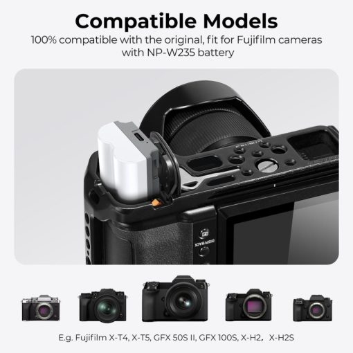 K&F Concept NP-W235 akkumulátor, 2db, 2400mAh, USB-C csatlakozóval (KF-28-0025S1)