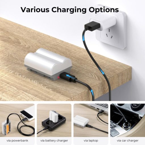 K&F Concept NP-W235 akkumulátor, 2db, 2400mAh, USB-C csatlakozóval (KF-28-0025S1)