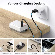 K&F Concept NP-FW50 akkumulátor, 2db, 1100mAh, USB-C csatlakozóval (KF-28-0026S1)