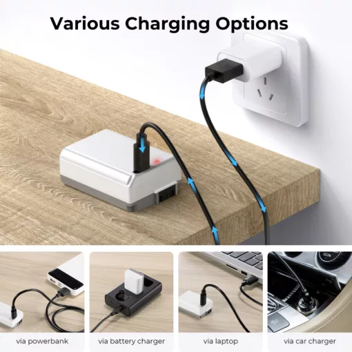 K&F Concept NP-FW50 akkumulátor, 2db, 1100mAh, USB-C csatlakozóval (KF-28-0026S1)