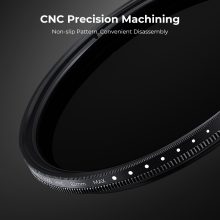 K&F Concept C Series Ultra-thin, VARIO ND 2-2000 változtatható szürkeszűrő, 52mm (KF-01-2440)
