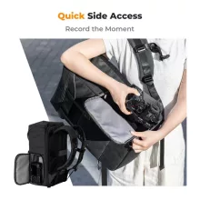 K&F Concept Beta Backpack Urban Wander 20L, fotós hátizsák, sötétszürke (KF-13-066V14)