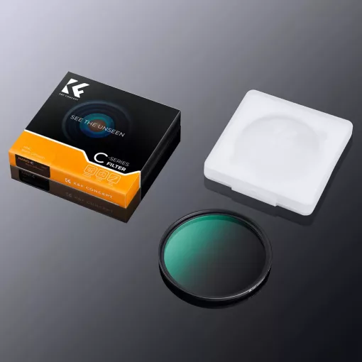K&F Concept C Series Black Mist 1/8 lágyító szűrő, ultravékony többrétegű bevonat, 46mm (KF-01-2436)