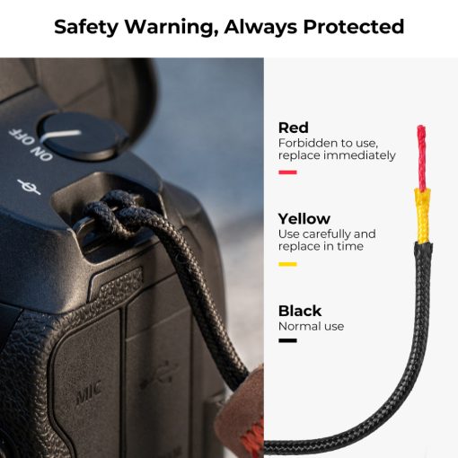 K&F Concept lapos nyakpánt gyorskioldó csattal, 3,2cm x 100-160cm, kék (KF-13-115V2)