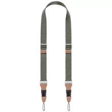 K&F Concept lapos nyakpánt gyorskioldó csattal, 3,2cm x 100-160cm, zöld (KF-13-115V3)