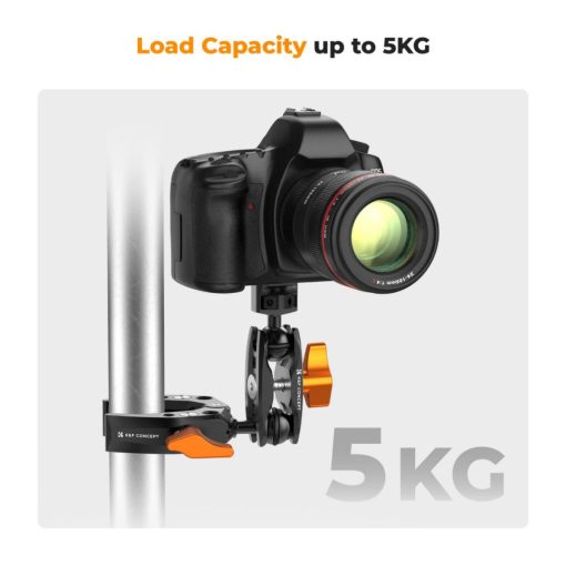 K&F Concept magic arm, 360°-os forgás, dupla gömbfej, 5kg teherbírás, (KF-31-082)