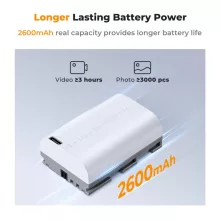 K&F Concept LP-E6NH akkumulátor, 2db, 2250mAh, USB-C csatlakozóval (KF-28-0033S1)