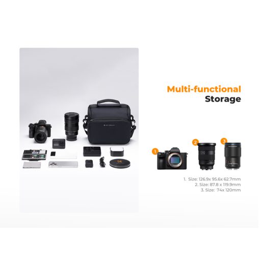 K&F Concept oldaltáska, 7L, vízlepergető anyag, sötétkék (KF-13-179V1)