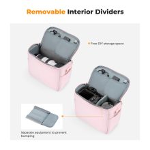 K&F Concept oldaltáska, 7L, vízlepergető anyag, rózsaszín (KF-13-179V2)