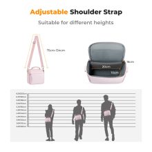 K&F Concept oldaltáska, 7L, vízlepergető anyag, rózsaszín (KF-13-179V2)