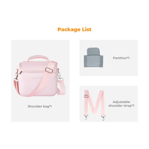 K&F Concept oldaltáska, 7L, vízlepergető anyag, rózsaszín (KF-13-179V2)