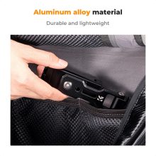 K&F Concept MS18 fém telefon tartó adapter, elforgatható, dönthető, 2 vakupapucs adapterrel (KF-31-094)