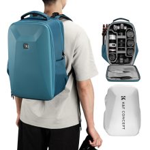 K&F Concept hardshell professzionális kamera hátizsák, 22L, 15.6 laptop zseb, kék (KF-13-134V2)