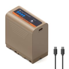   K&F Concept NP-F970 akkumulátor 10500mAh, USB-C csatlakozóval (KF-28-0036)