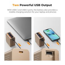 K&F Concept NP-F970 akkumulátor 10500mAh, USB-C csatlakozóval (KF-28-0036)