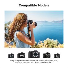 K&F Concept hordozható tripla USB-C akkumulátor LC-E6NH töltő, LCD + 3db LP-E6NH akkumulátor 2250mAh (KF-28-0039)