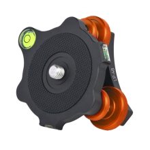 K&F Concept LP-48 állványfej, 3db szintező, 2db vízszintjelző, 15kg teherbírás (KF-31-104)