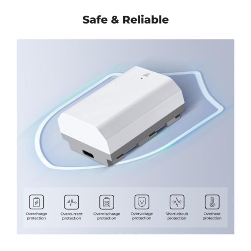 K&F Concept NP-FZ100 akkumulátor, 2db, 2600mAh, USB-C csatlakozóval (KF-28-0034S1)