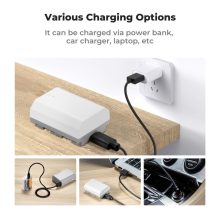 K&F Concept NP-FZ100 akkumulátor, 2db, 2600mAh, USB-C csatlakozóval (KF-28-0034S1)