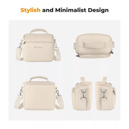 K&F Concept oldaltáska, 7L, vízlepergető anyag, bézs (KF-13-179V3)