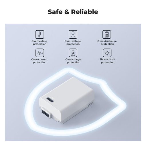 K&F Concept EN-EL25 akkumulátor 1250mAh, USB-C csatlakozóval (KF-28-0040)