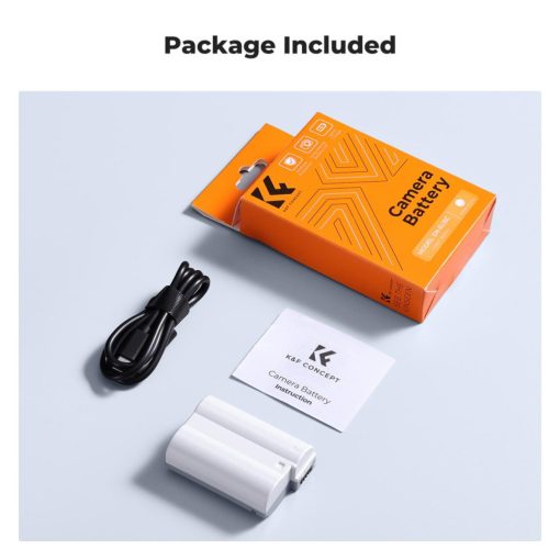 K&F Concept EN-EL15C akkumulátor 2600mAh, USB-C csatlakozóval (KF-28-0041)