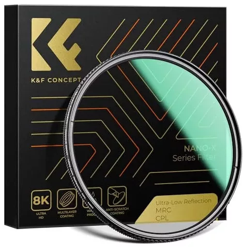 K&F Concept CPL cirkuláris polár szűrő, black mist 1/4, 82mm (KF-01-2779)