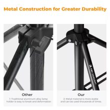 K&F Concept lámpaállvány, 198cm magasság, 5kg teherbírás, alumínum (KF-34-041)