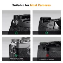 K&F Concept Urban Wander nyakpánt, 1cm x 100cm, kötél-szerű, fekete (KF-13-196)