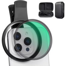 K&F Concept unverzális csipeszes szűrőtartó mobiltelefonokhoz, 67mm (KF-31-142)