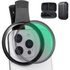   K&F Concept unverzális csipeszes szűrőtartó mobiltelefonokhoz, 67mm (KF-31-142)