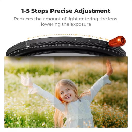 K&F Concept NANO-X, CPL+VARIO ND2-32+Black Mist 1/4 szűrő, w/o black cross, HD, vízlep, karcálló, 67 (KF-01-2925V2)