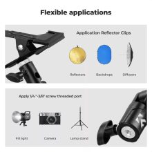 K&F Concept állványra, spigotra rögzíthető csipesz (KF-18-0014)