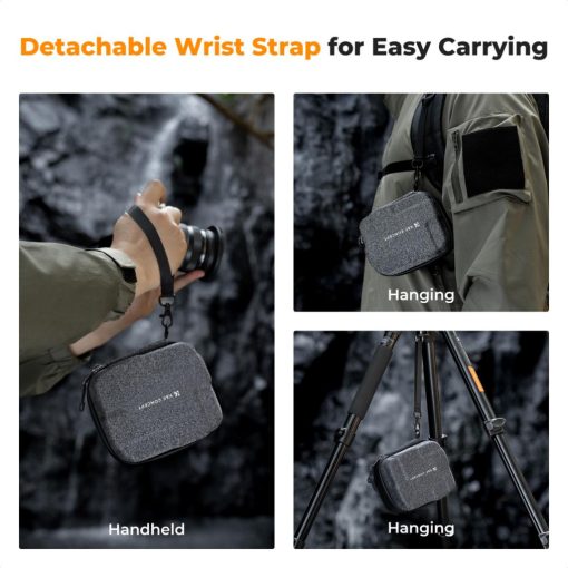 K&F Concept szűrőtartó kemény tok, 10db szűrő számára, max 82mm (KF-13-185)