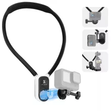 K&F Concept nyakba akasztható akció kamera tartó, Gopro és DJI Pocket 3 adapter (KF-31-129)